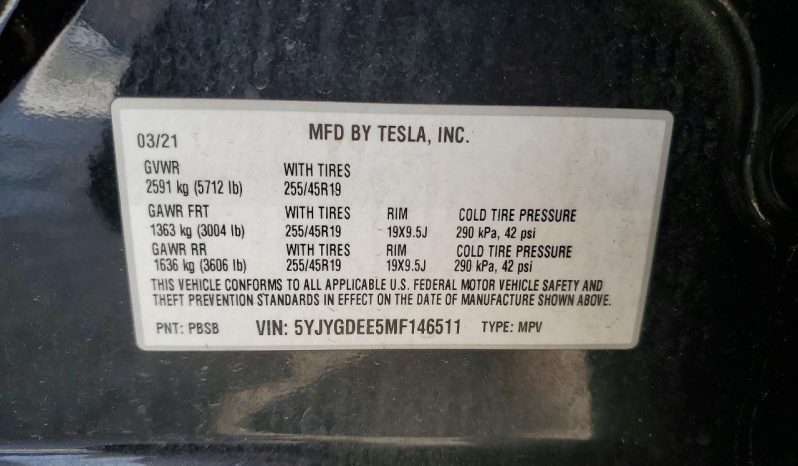 
TESLA MODEL Y LR DM, 2021 full									