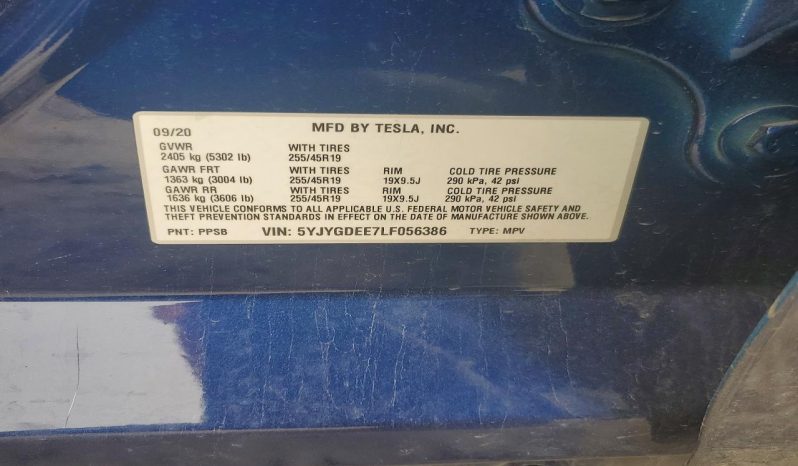 
TESLA MODEL Y LR DM, 2020 full									