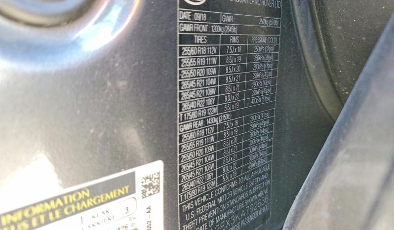 
LAND ROVER RANGE ROVER VELAR, 2019 (2018) full									