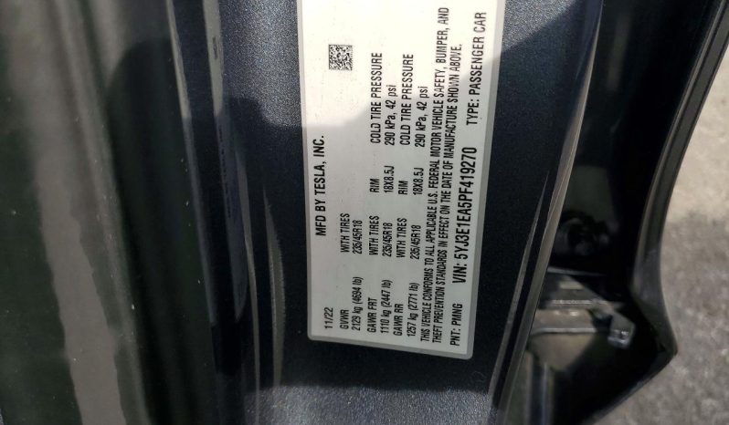 
TESLA MODEL 3 RWD, 2023 (2022) full									