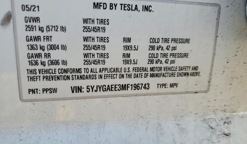 
TESLA MODEL Y LR DM, 2021 full									