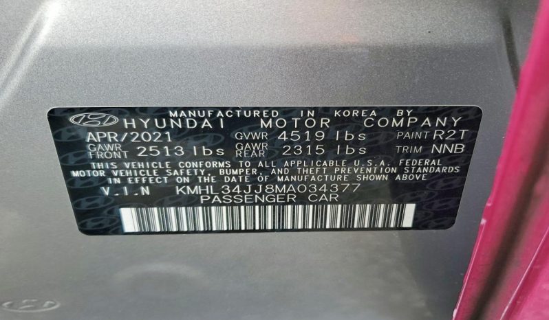 
HYUNDAI SONATA HYBRID, 2021 full									