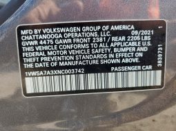 
VOLKSWAGEN PASSAT SE, 2022 (2021) full									