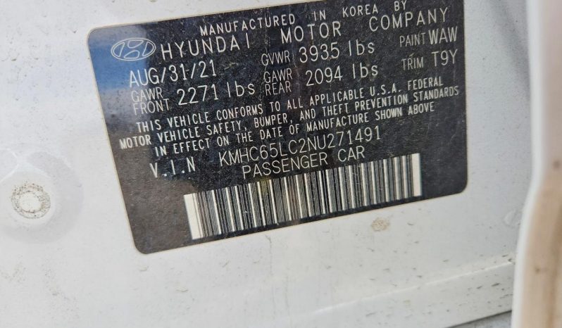 
HYUNDAI IONIQ HYBRID BLUE, 2022 (2021) full									