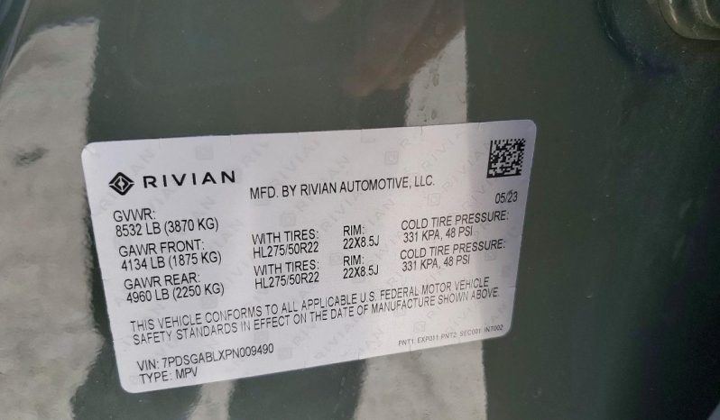 
RIVIAN R1S LAUNCH EDITION, 2023 full									