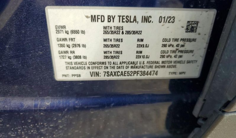
TESLA MODEL X, 2023 full									