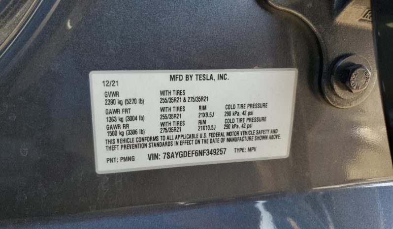 
TESLA MODEL Y PERFORMANCE, 2022 (2021) full									