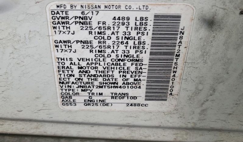 
NISSAN ROGUE SV, 2017 full									