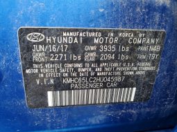 
HYUNDAI IONIQ HYBRID BLUE, 2017 full									