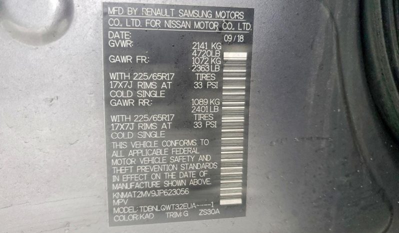 
NISSAN ROGUE SV, 2018 full									