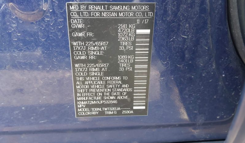 
NISSAN ROGUE SV, 2018 (2017) full									