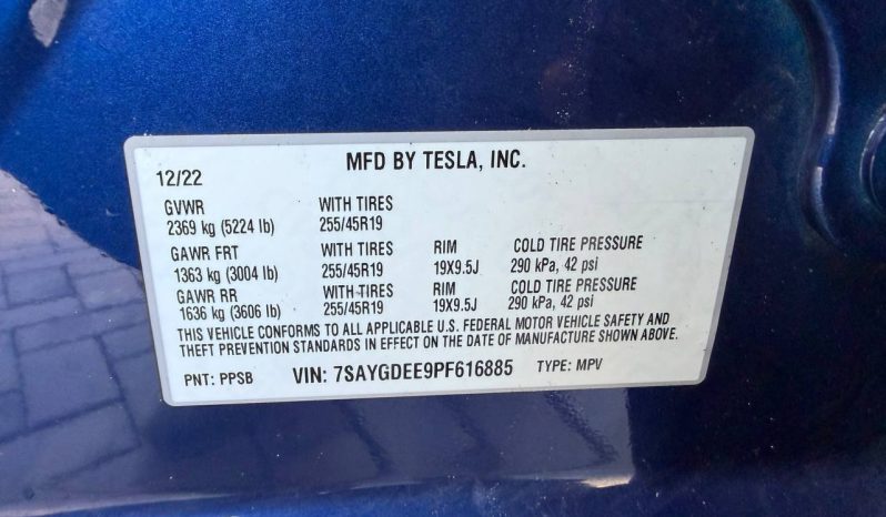 
TESLA MODEL Y LR DM, 2023 (2022) full									