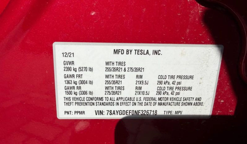 
TESLA MODEL Y PERFORMANCE, 2022 (2021) full									