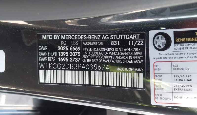 
MERCEDES-BENZ EQS 450+, 2023 (2022) full									