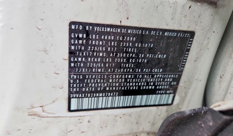 
VOLKSWAGEN TAOS S, 2022 full									