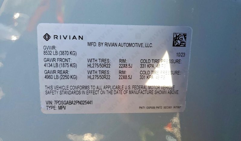 
RIVIAN R1S ADVENTURE, 2023 full									