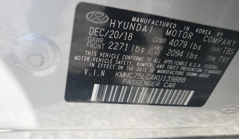 
HYUNDAI IONIQ SEL, 2019 (2018) full									