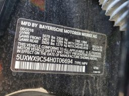 
BMW X3 XDRIVE28I, 2017 (2016) full									