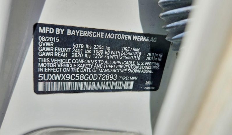 
BMW X3 XDRIVE28I, 2016 (2015) full									