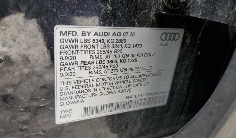 
AUDI Q7 PREMIUM PLUS, 2021 (2020) full									