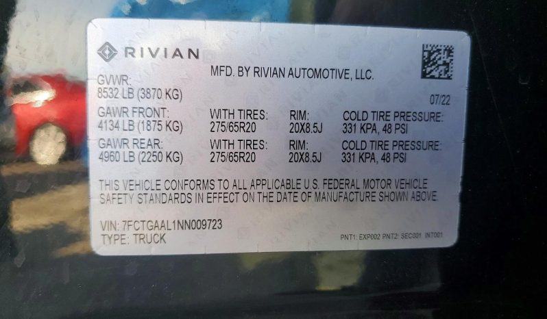 
RIVIAN R1T LAUNCH EDITION, 2022 full									