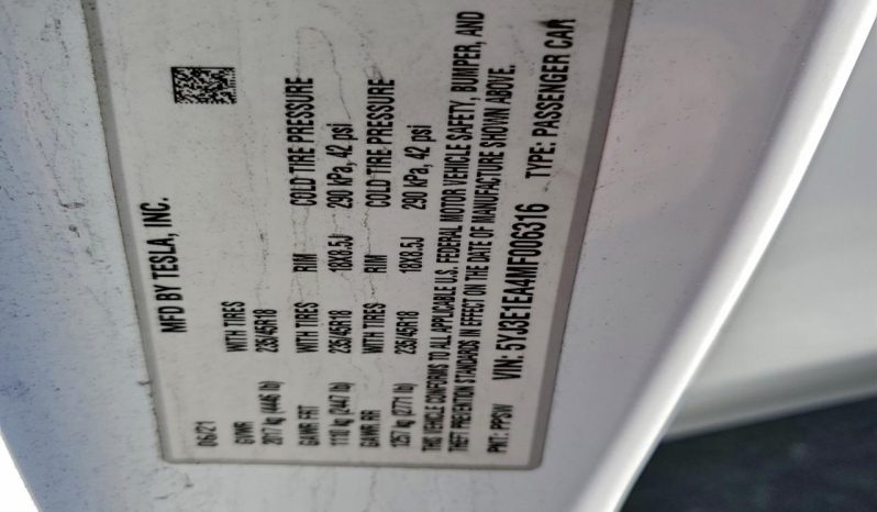 
TESLA MODEL 3 SR+ RWD, 2021 full									
