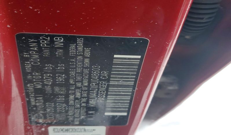
HYUNDAI ELANTRA LIMITED, 2023 (2022) full									