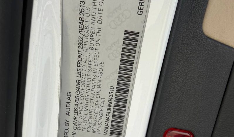 
AUDI A4 2.0T PREMIUM, 2017 (2016) full									