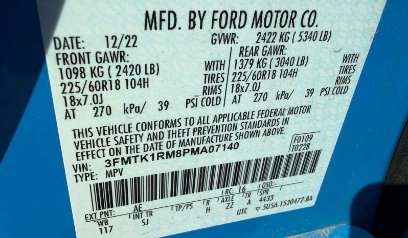
FORD MUSTANG MACH-E SELECT, 2023 (2022) full									