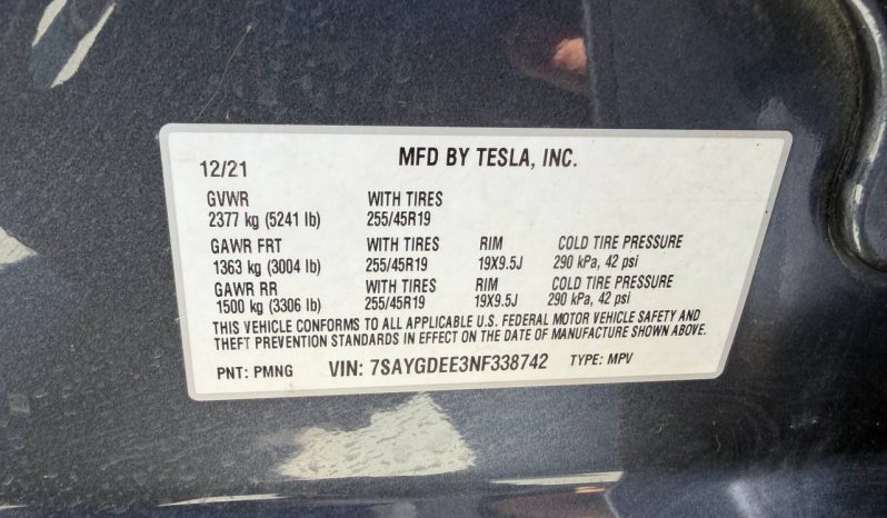 
ESLA MODEL Y LR DM, 2022 full									