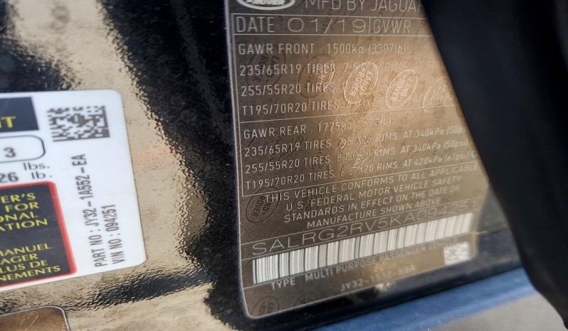 
LAND ROVER DISCOVERY SE, 2019 full									