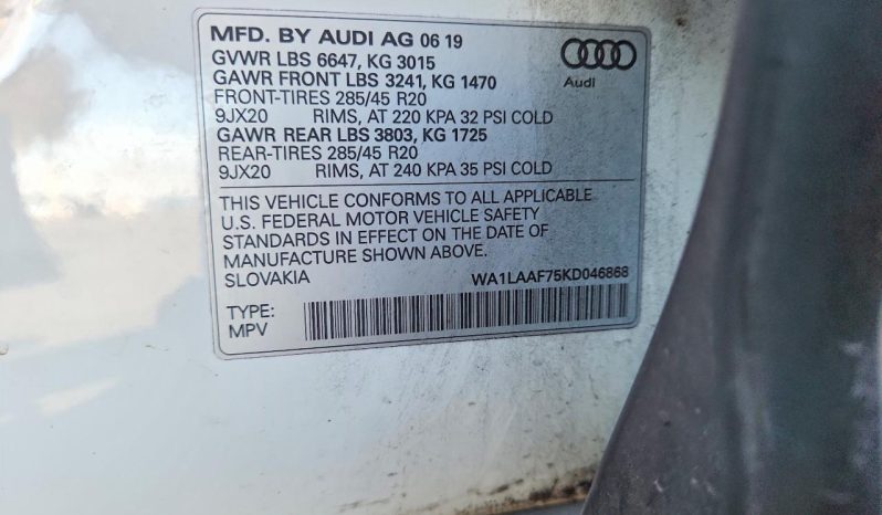 
AUDI Q7 PREMIUM PLUS, 2019 full									