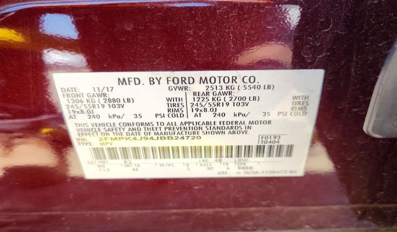 
FORD EDGE SEL, 2018 (2017) full									
