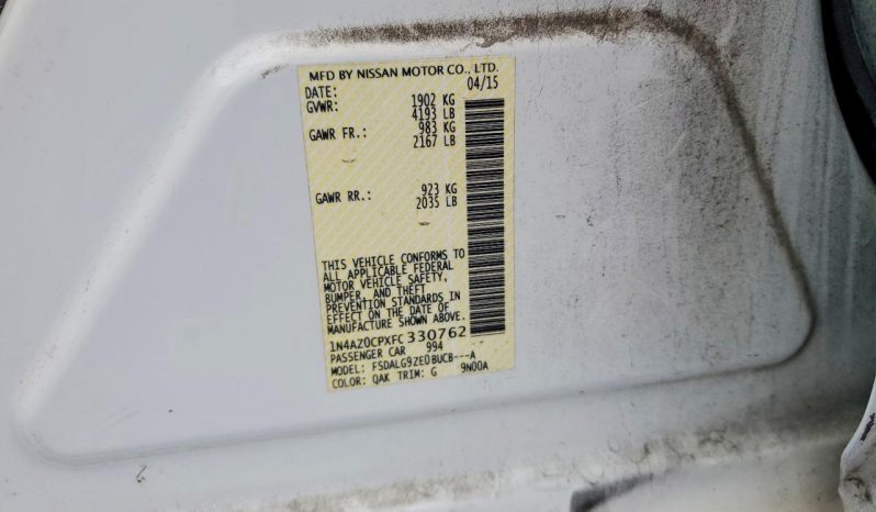 
NISSAN LEAF SL, 2015 full									