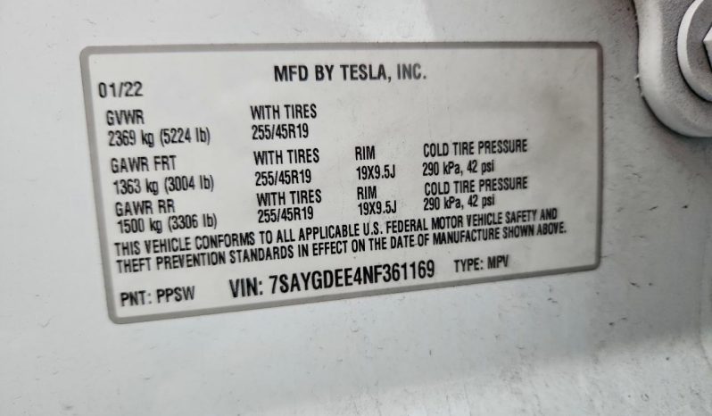 
TESLA MODEL Y LR DM, 2022 full									