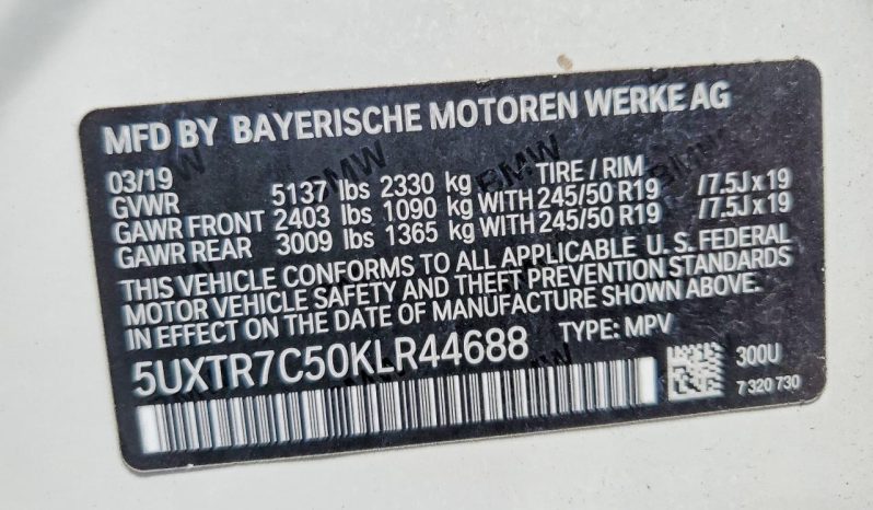 
BMW X3 SDRIVE30I, 2019 full									