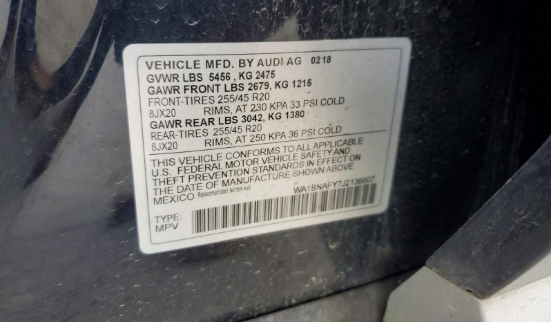 
AUDI Q5 PREMIUM PLUS, 2018 full									