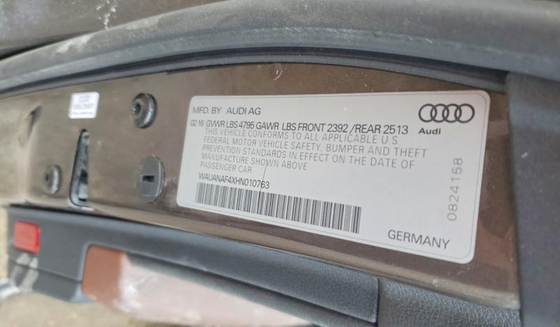
AUDI A4 PREMIUM, 2017 (2016) full									