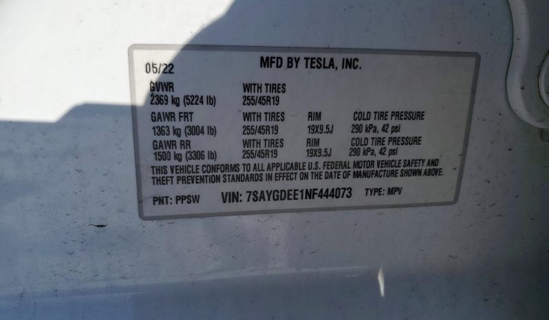 
TESLA MODEL Y LR DM, 2022 full									