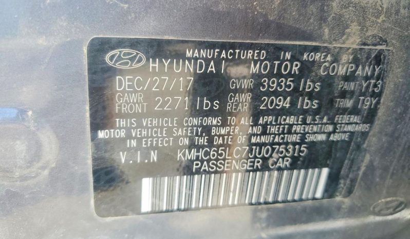
HYUNDAI IONIQ HYBRID BLUE, 2018 (2017) full									