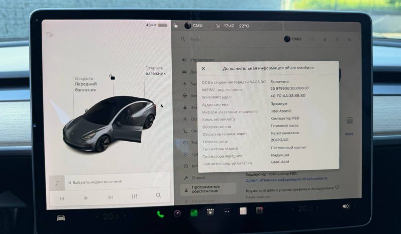 
TESLA MODEL 3 LR DM, 2022(2021) full									