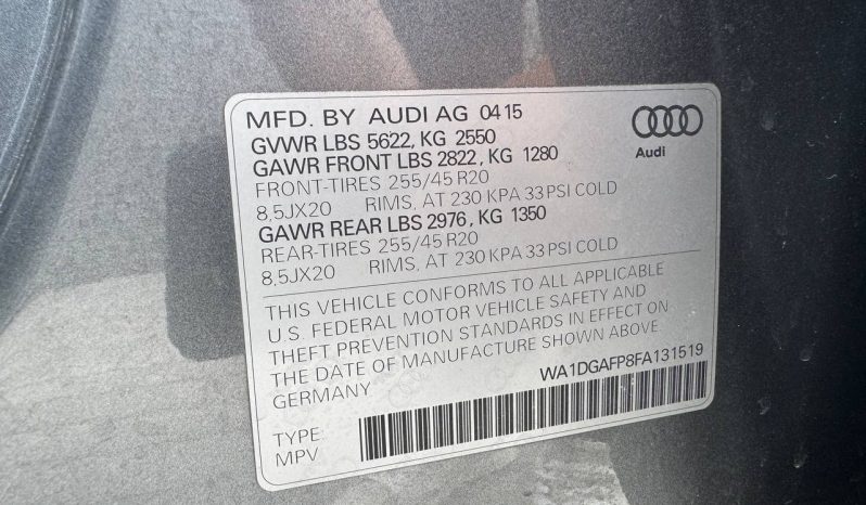 
AUDI Q5 PREMIUM PLUS S-Line,2015 full									