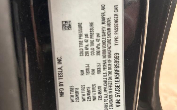
TESLA MODEL 3 LR RWD, 2024 full									