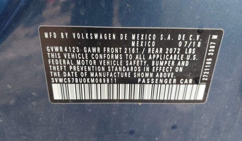 
VOLKSWAGEN JETTA S, 2019 (2018) full									