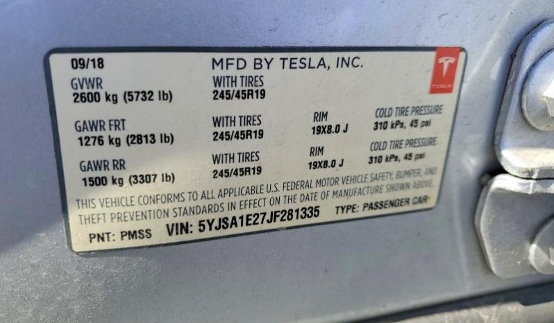 
TESLA MODEL S 75D, 2018 full									