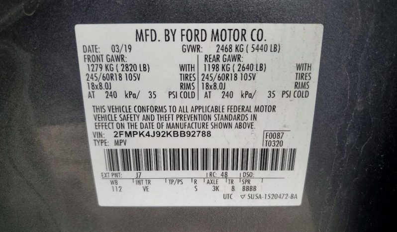 
FORD EDGE SEL, 2019 full									