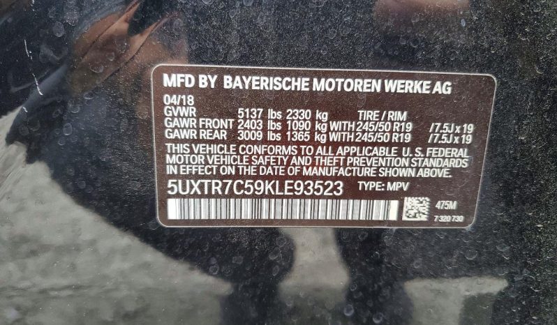 
BMW X3 SDRIVE30I, 2019 (2018) full									