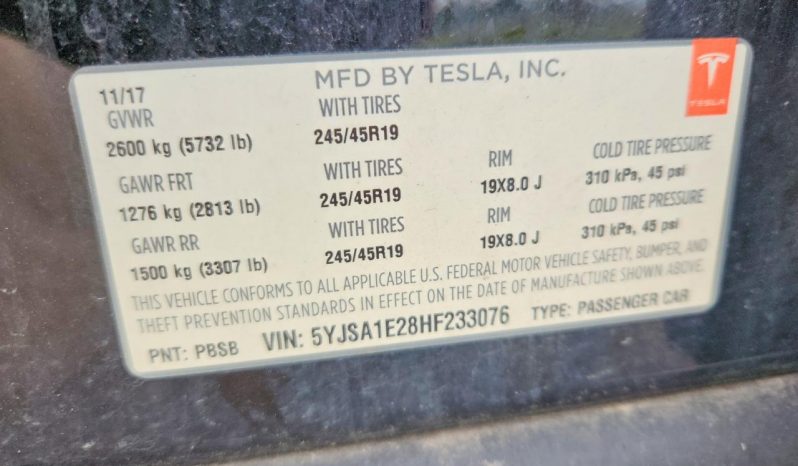 
TESLA MODEL S 75D, 2017 full									