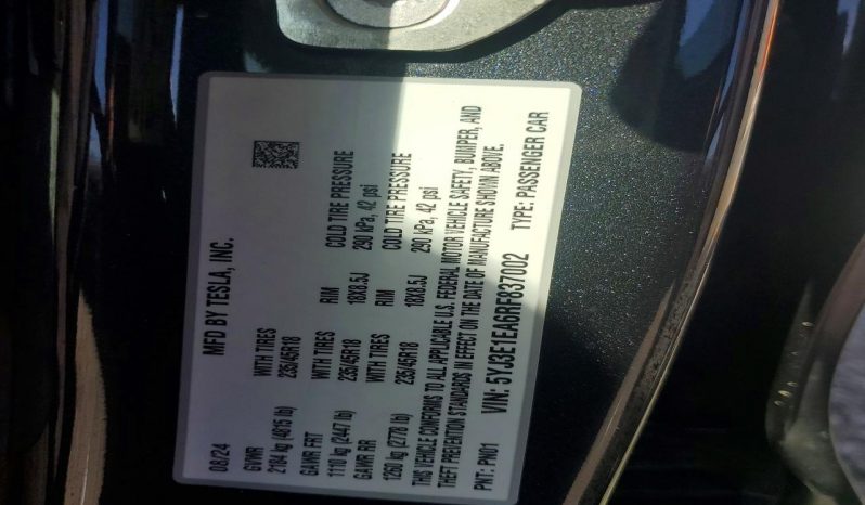 
TESLA MODEL 3 RWD, 2024 full									