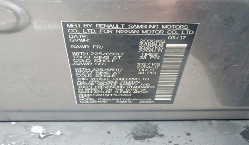 
NISSAN ROGUE S, 2017 full									